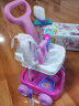 儿童扫地玩具扫把套装宝宝打扫卫生组合簸箕清洁吸尘器女孩过家家 清洁车-粉 实拍图