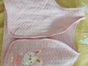 舒贝怡儿童背心新春秋款婴儿马甲男女宝宝衣服坎肩纯棉上衣 粉色 66CM 实拍图