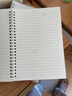 莱特 简约大学生考研课堂笔记本子初中生pp线圈格子网格本高中生错题康奈尔ins风记事本 A4空白本80页 实拍图