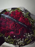 热带之恋RDZLLOVE七夕情人节鲜花速递同城配送33朵红玫瑰花束表白求婚女友生日礼物 33朵红玫瑰花束 黑纱款 实拍图