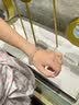 中国黄金（CHINA GOLD）玉手镯女年轻款冰种白月光玉髓玛瑙手镯子生日七夕礼物送女友 白月光手镯【品牌礼盒】 54mm 实拍图
