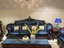 梦美斯宣沙发 欧式新古典沙发美式实木沙发头层真皮沙发组合实木客厅大户型沙发 222 单人位 实拍图