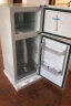 TCL 118升 小型双门电冰箱 LED照明 迷你小冰箱  冰箱小型便捷  节能低音（芭蕾白）BCD-118KA9 实拍图