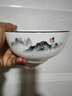 红牡丹 陶瓷盘子釉中彩骨碟中式菜盘家用碟子微波炉饭盘骨瓷餐具盘子 江山如画6英寸澳碗4个 实拍图