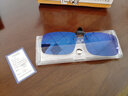 目匠 高清偏光太阳镜夹片男女款夹片随车携带防远光炫光开车司机 A012 冰蓝偏光片 实拍图