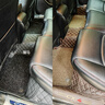 御马全包围汽车脚垫适用宝马5系X3奥迪A6L Q5L奔驰GLE沃尔沃雷克萨斯 【双层丨免拆安装】黑色皮革+黑色丝圈 实拍图