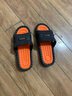 傲万2026新款拖鞋男夏防滑室内居家时尚浴室情侣家居按摩外穿凉拖鞋男 黑橙 42-43 适合41-42 实拍图