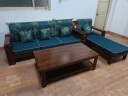 家有品致 沙发 实木新中式沙发金丝檀木色可拆洗坐垫 DT-HK80#4+贵妃榻 实拍图