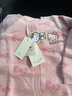 戴维贝拉（DAVE＆BELLA）新款【Hello·Kitty联名】童装婴儿毛衣女宝宝针织衫开衫外套 粉色 90 cm（建议身高80-90cm） 实拍图