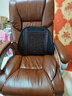 凯联（KAILIAN）真皮老板椅可躺办公椅按摩大班椅舒适久坐电脑椅家用转椅高档椅子 琥珀色+搁脚 纳帕皮+按摩 实拍图