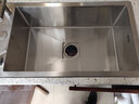 曼巴顿（MABATON） 6543C水槽4MM加厚304不锈钢手工水槽套餐台下大单槽 无台控-配102龙头 750x430x220mm 实拍图