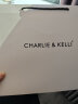 CHARLIE&KELLI CK品牌包包女包2024新款送女友生日礼物女士邮差包腋下包链条 黑色 晒单实拍图