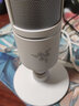 雷蛇（Razer）魔音海妖X电容式直播降噪雷蛇麦克风  桌面台式电脑K歌 游戏直播usb 魔音海妖X-水银（USB接口） 实拍图