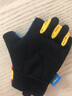 李宁（LI-NING）儿童运动手套骑行半指健身男女自行车攀岩登山轮滑护腕防滑防护薄 实拍图