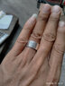倔匠999足银男士戒指宽大码复古潮霸气扳指六字开口单身食指指环个性 19号(手指周长59MM) 实拍图