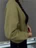 俞兆林长袖卫衣女圆领绣花精致洋气百搭休闲短款长袖女上衣 Y143W1007 实拍图