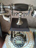 安斯艾尔 仿古电话机欧式老式复古电话机时尚创意家用座机实木奢华 插线-来显背光免提皮线 晒单实拍图