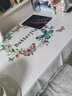 缤谷 棉麻布艺防水桌布田园小清新家用长方形桌布防烫餐桌布台布 花蝶相拥 100*140cm（防水款） 实拍图