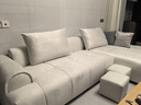 酷比得2025新款科技布艺沙发客厅现代小户型奶油风直排云朵泡芙网红沙发 2.8m双人位+贵妃位 70%选乳胶坐垫【麂皮绒升级版】 实拍图