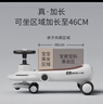 卡卡曼扭扭车儿童溜溜车1-3-6岁防侧翻可坐大人可手推宝宝摇摇车妞妞车 灰 【推杆+音乐灯光+闪光静音轮】 亲子同乘带音乐滑滑车摇摆车 实拍图