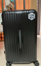 大嘴猴（paul frank）铝框拉杆箱大容量行李箱加厚旅行箱轻音万向轮出差皮箱抗压密码箱 尊贵黑/加大坚固铝框抑菌款 26英寸 实拍图