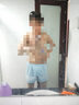 Catar Kamis夏季男士内裤阿罗裤纯棉家居短裤宽松舒适透气男平角裤头男生四角裤衩 黄色+薄荷绿+天蓝 L 适合(100至120斤) 实拍图