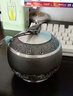 益舍堂手工纯锡茶叶罐家用锡器储茶罐企业定制logo商务礼品茶具送礼老师 茶语大号 实拍图