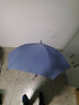 天堂伞直杆伞长柄雨伞男士商务伞晴雨伞迎宾伞半自动广告伞企业定制LOGO 蓝灰 实拍图