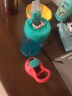 吉田久森吸管水杯配件杯盖子吸嘴儿童保温杯内径6.2厘米康迪 克 塑料杯盖红色（含硬吸管） 实拍图