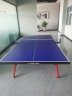 红双喜(DHS)专业乒乓球桌家用训练健身折叠式球台T2828 实拍图