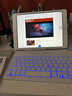 GOMI适用苹果ipad10.2/11代无线蓝牙键盘air2/3/7鼠标mini5/4便携pro11外接手机 背光10寸白键盘（单键盘）+收纳包/支架/充电线 实拍图