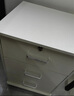 宜造（YIZAO）文件柜办公室带锁抽屉柜移动柜子收纳桌下储物柜木质矮柜小柜子 【三抽滑轮款】暖白色37cm 实拍图