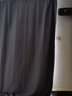 诺罗高精密窗帘全遮光灰色遮阳隔热防晒北欧轻奢简约现代客厅卧室飘窗 高精密灰色布四爪钩款 2米*2.5米 1片 挂钩式 实拍图