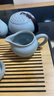 祥业 汝窑功夫茶具整套装家用中式茶盘开片可养陶瓷泡茶杯办公室会客 汝窑故里吉祥壶15件套+茶盘 实拍图