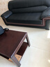 后冠（HOUGUAN）办公沙发会客接待沙发办公室沙发茶几组合商务沙发三人位沙发 120*60长茶几 实拍图
