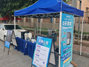 博朗晴户外遮阳棚定制折叠雨棚四角大伞夜市摆摊帐四脚广告帐篷隔离 【2X2】加固黑钢（红色） 实拍图