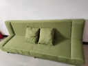 骁诺沙发客厅折叠沙发床两用小户型简易出租房布艺沙发卧室懒人沙发 抹茶绿【加宽加厚海绵】 2.0米四人位+俩抱枕 实拍图