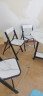 SOFS圆形折叠餐桌椅组合家用小户型多功能伸缩吃饭桌折叠桌简易大圆桌 【桌椅】岩板1.4米+6椅 实拍图