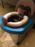 儿童蹲便器坐便器辅助器蹲厕改坐厕蹲坑宝宝马桶便携幼儿园训练加高贝可斯beecosy 深海蓝【普通PVC软垫款】送30个如厕袋+赠品3件 实拍图