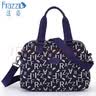 Frazzil\/法姿手提包女包包新款小海豚字母款斜挎包尼龙布包女士提包 1664 字母图/蓝 实拍图