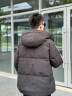 波司登（BOSIDENG）【反季】冬季羽绒服杨紫同款男女同款情侣短款连帽新国标90绒外套 【店长推荐】黑色 绯草米80LR XL 175/96A 【卡码拍小】 实拍图