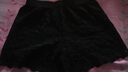 VIILAISH大小码蕾丝镂空花边平角裤女双层防走光安全裤打底裤外穿保险裤 黑色安全裤 S202款 1条 大码（105-140斤） 实拍图