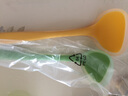 斯凯尔硅胶汤勺大 一体成型隔热防烫食品级粥勺汤勺子厨房DIY小工具 透明黄 实拍图