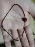 玉有情 朱砂红绳手链男女款925银生肖本命年平安珠生日礼物 【简约款】紫砂单珠款-枣红绳 手链款 实拍图
