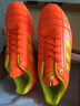 郁克（YUKE）足球鞋男碎钉青年初学训练鞋防滑耐磨四季足球鞋学校队球队球鞋 333桔红 42 实拍图
