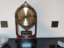 智臻新中式万年历客厅欧式仿古座钟创意家用复古台钟摆件办公桌床头钟 手动对时-品牌机芯 实拍图