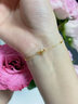 中国黄金（CHINA GOLD）18k黄金环环相扣手链女双环转运珠手饰七夕情人节生日礼物送女友 【京速达】18K黄金/环环相扣手链 实拍图