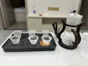 正扬云雾玻璃自动茶具套装家用功夫泡茶壶锤纹耐热懒人磁吸秒出水茶盘 云雾邀月+6吉祥杯+茶道 实拍图