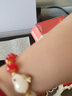 芯奢古风带铃铛闺蜜手链女韩版简约森系学生小清新手链女情人礼物 粉铃铛 实拍图