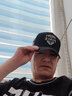 笙格儿 帽子男大头围春季休闲遮阳加大码鸭舌帽秋冬男士新款高顶大脸适合棒球帽潮牌圆脸硬顶 黑色白标-帽围(55-60) 可调节 实拍图